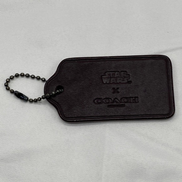 Coach Handbags - Coach X Star Wars Lucas Films Burgundy Purse hangtag Fob Keychain